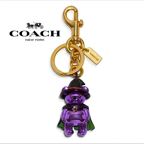 Coach Witch Bear Keychain - Picture 1 of 7